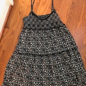 Topshop pom-pom flowy dress